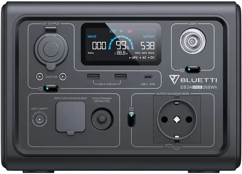 Bluetti EB3A ᐈ Купить портативную зарядную станцию Bluetti EB3A