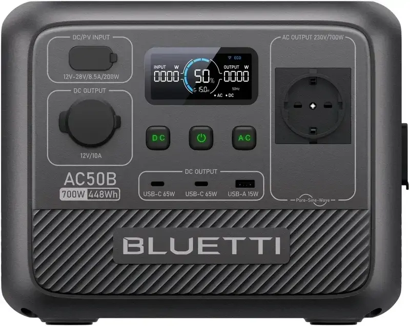 Зарядная станция Bluetti AC50B 448Wh 124444mAh 700W ᐈ Купить