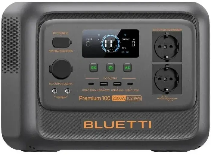 Зарядная станция Bluetti Premium 100 V2 1000Wh 277000mAh 2000W - фото - №5