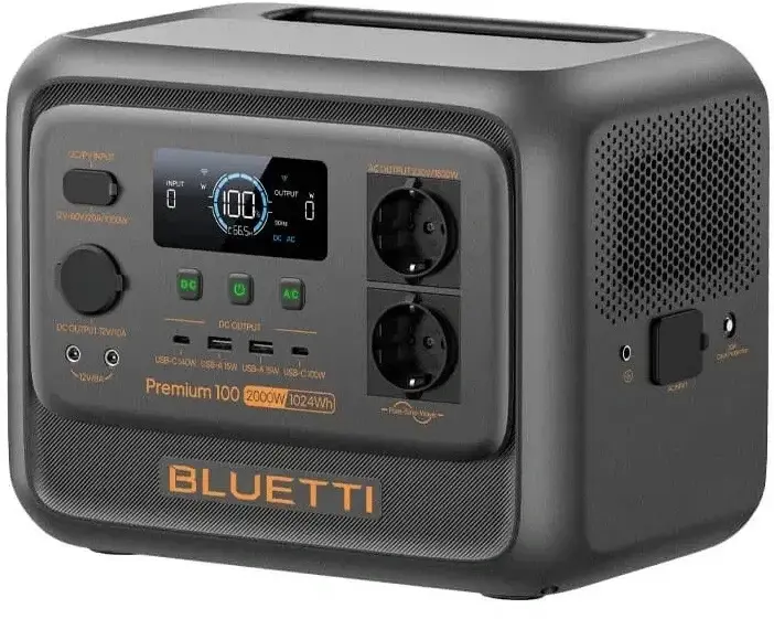 Зарядная станция Bluetti Premium 100 V2 1000Wh 277000mAh 2000W - фото - №2