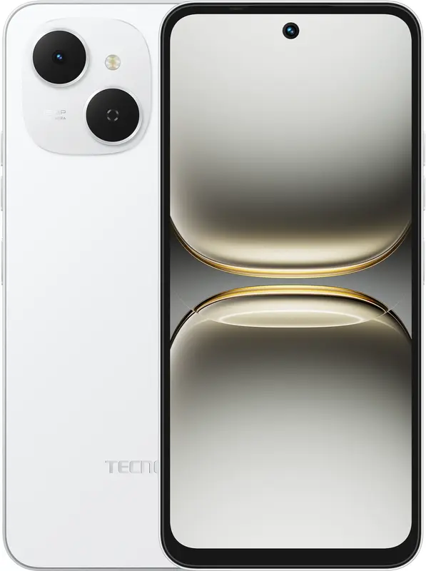 TECNO Spark 40C (KM4k) 4/128GB Veil White (4894947093036) - фото - №0