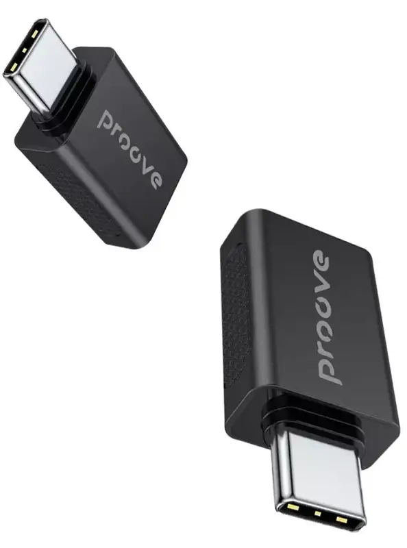 Перехідник Proove Extension OTG USB to USB-С чорний - фото - №1