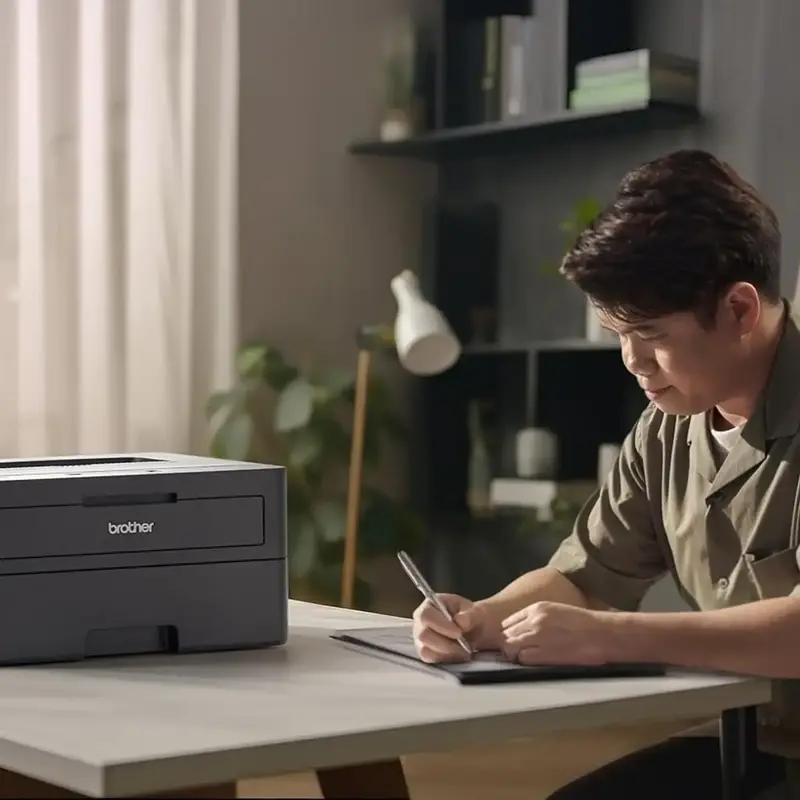 Принтер Brother HLL2460DNYJ1 - фото - №3