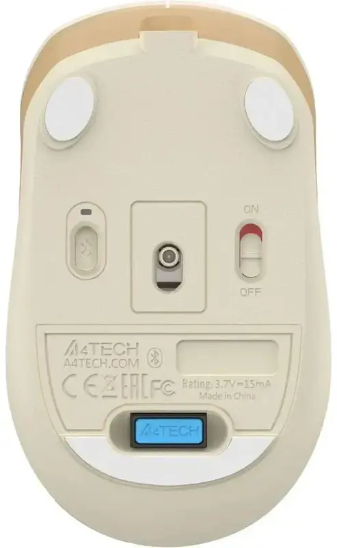 Ігрова комп'ютерна миша A4Tech FB26CS Air2 Bluetooth/Wireless Cafe Latte - фото - №6
