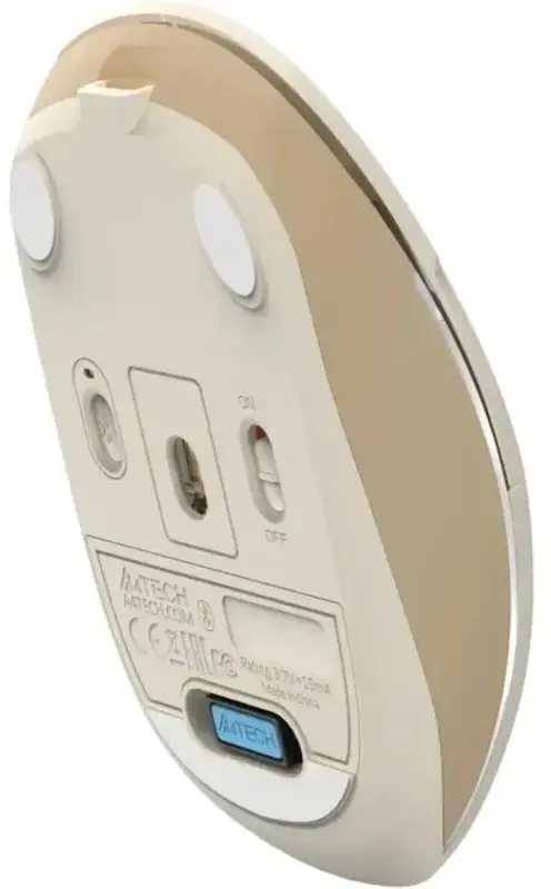 Ігрова комп'ютерна миша A4Tech FB26CS Air2 Bluetooth/Wireless Cafe Latte - фото - №7