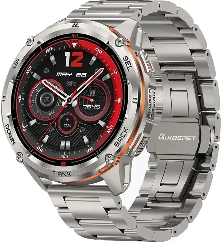 Розумний годинник KOSPET TANK T3 ULTRA 2 SE SIL - фото - №0