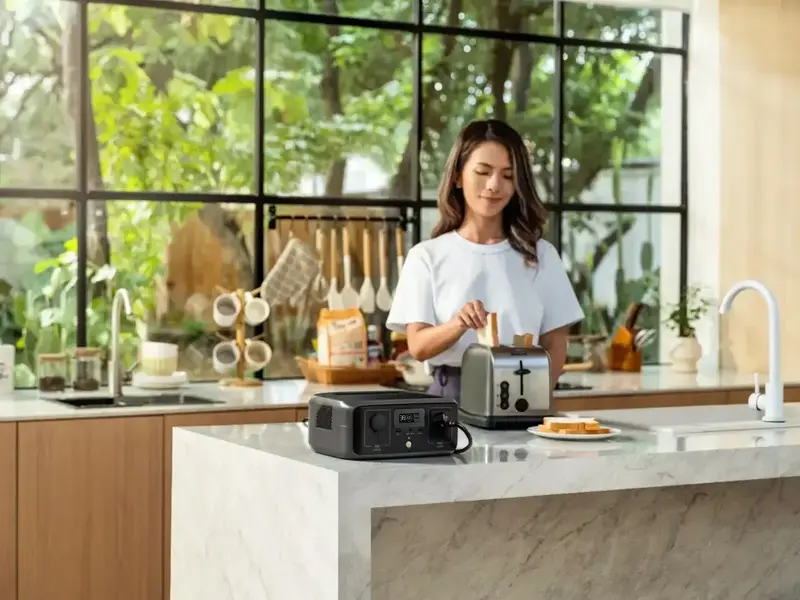 Комплект Зарядна станція EcoFlow RIVER 3 UPS та сонячна панель 45W (Type-C) - фото - №17