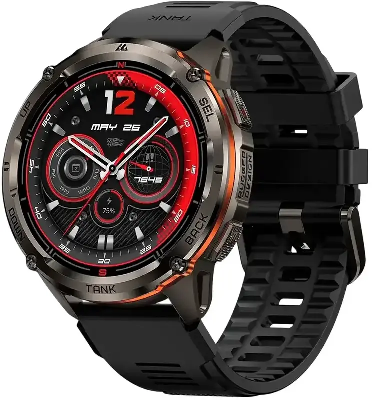 Розумний годинник KOSPET TANK T3 ULTRA 2 BLK - фото - №0