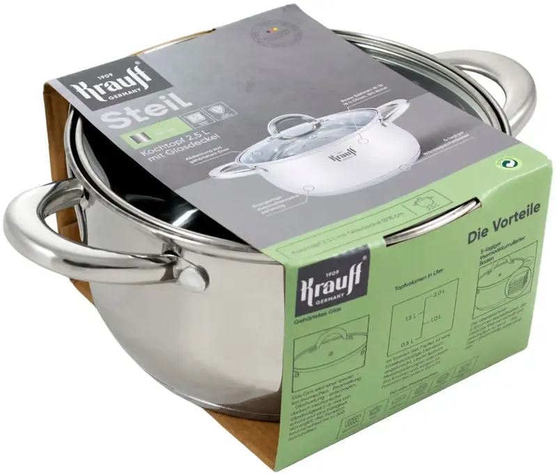 Каструля 2,5л 26-238-074. Krauff - фото - №2