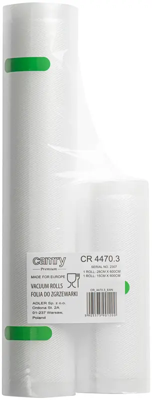 Вакуумні пакети Camry CR 4470.3 - фото - №0