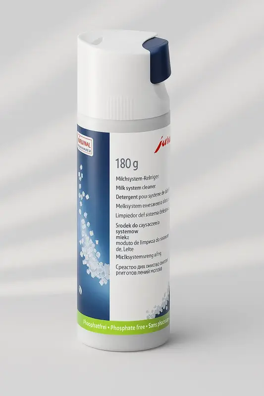 Мини-таблетки для очистки молочной системы, контейнер 180 г с дозатором - фото - №5