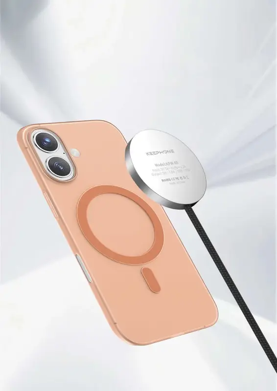 Чохол Keephone AIRSKIN PRO MagSafe Case for 17 Orange Titanium (KPASP17OR) - фото - №3