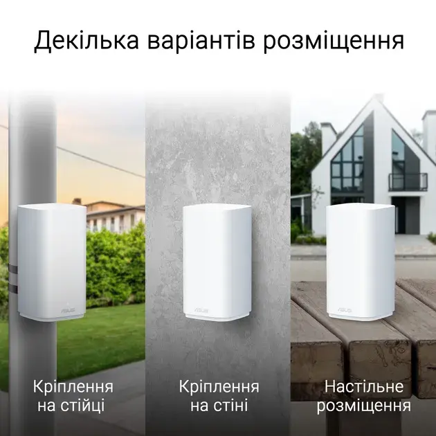 Iнтернет роутер Asus ZenWiFi BD4 Outdoor Wi-Fi 7 BE3600, 2x2,5GE WAN/LAN, 1мод, білий - фото - №8