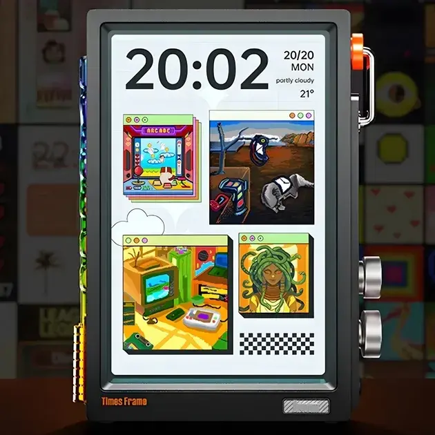 Мультимедійний смарт дисплей фоторорамка Divoom Times Frame Black - фото - №10