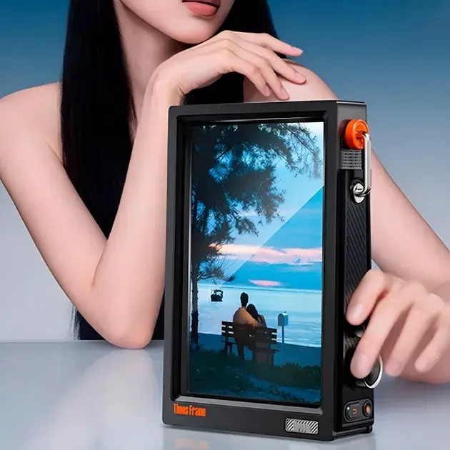 Мультимедійний смарт дисплей фоторорамка Divoom Times Frame Black - фото - №4