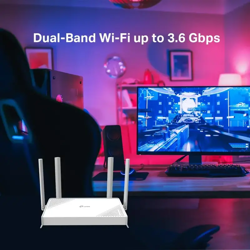 Iнтернет роутер TP-Link Archer BE220W Wi-Fi 7 (2.4Gz/5Gz) 688+2882Мбит/с - фото - №3