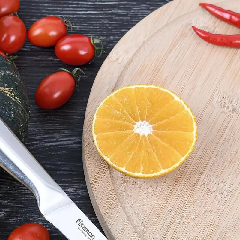 Обробна дошка кругла FISSMAN 25x25x1,5 см (8067) - фото - №5