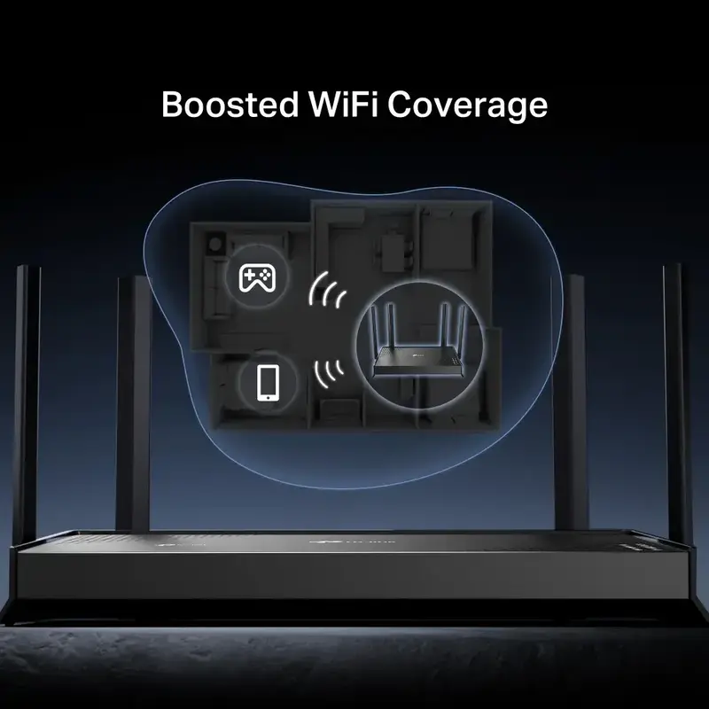 Интернет-роутер TP-Link Archer BE220 Wi-Fi 7 (2.4Gz/5Gz) 688+