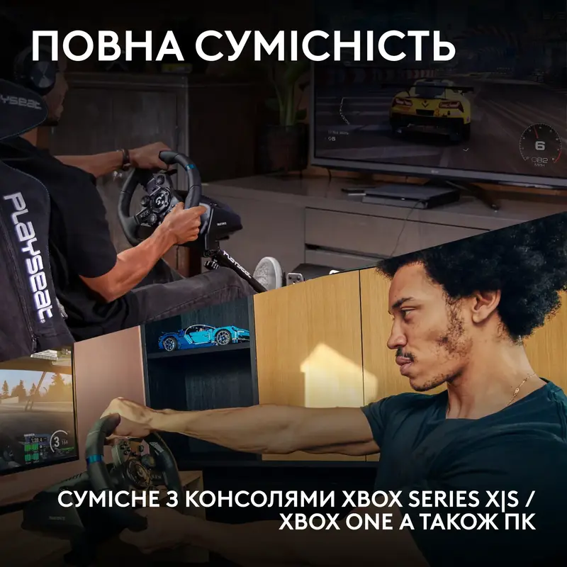 Кермо Logitech G923 PC/XB - BLACK - USB (L941-000158) - фото - №3