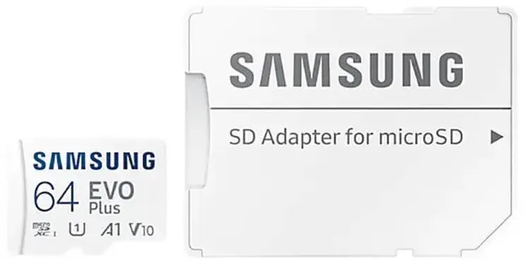 Карта памяти MicroSDXC Samsung EVO+ 64GB V10 W/A MB-MC64SA/EU - фото - №1