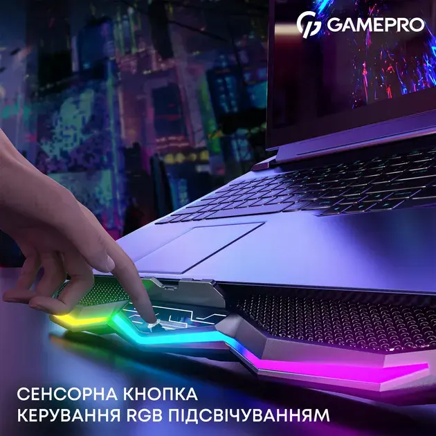 Охолоджуюча підставка для ноутбука Gamepro CP680 - фото - №7