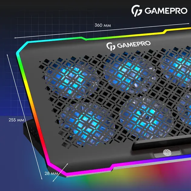 Охолоджуюча підставка для ноутбука Gamepro CP660 - фото - №3