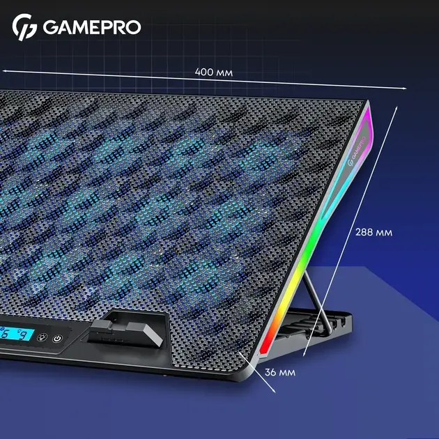 Охолоджуюча підставка для ноутбука Gamepro CP1140 - фото - №7