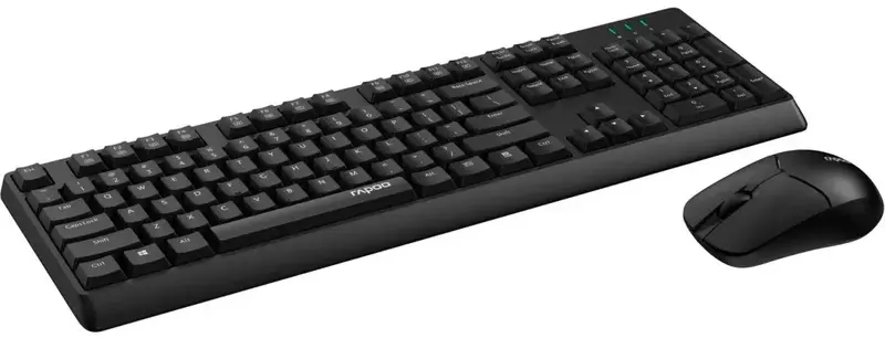 Комплект RAPOO X1500 wireless, black - фото - №5