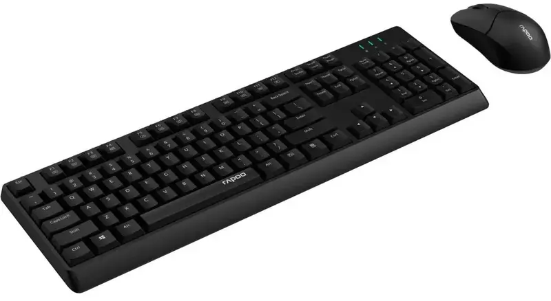 Комплект RAPOO X1500 wireless, black - фото - №4