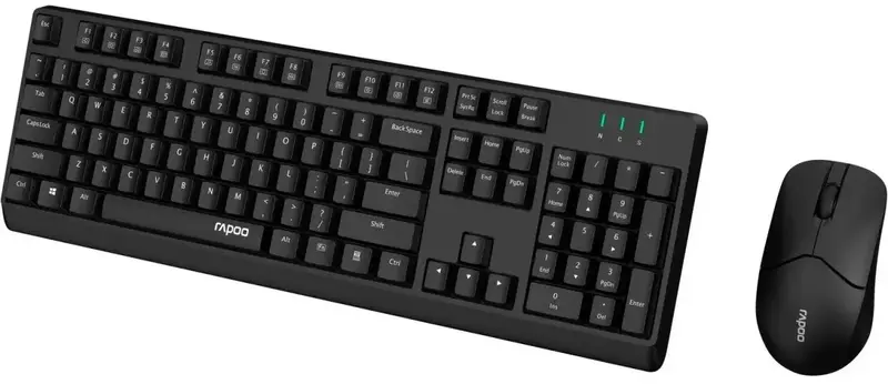 Комплект RAPOO X1500 wireless, black - фото - №3