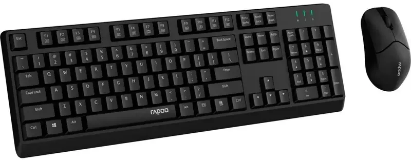 Комплект RAPOO X1500 wireless, black - фото - №2