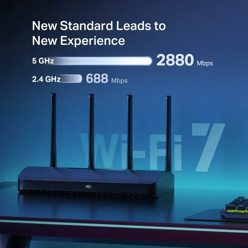Iнтернет роутер Mercusys MR27BE Wi-Fi 7 (2.4Gz/5Gz) 688+2880Мбит/с - фото - №5