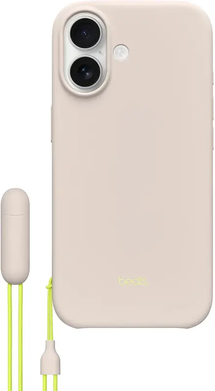 Чехол Beats iPhone 17 Kickstand Case with MagSafe and Camera Control Lime Stone (MGTL4LL/A) - фото - №0