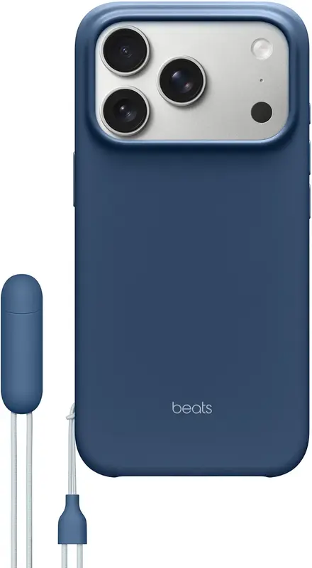 Чохол Beats iPhone 17 Pro Kickstand Case with MagSafe and Camera Control Bedrock Blue (MGTP4LL/A) - фото - №0