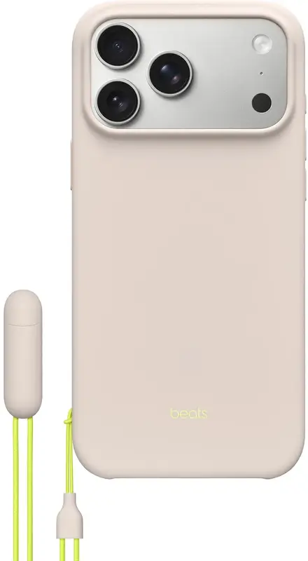 Чохол Beats iPhone 17 Pro Max Kickstand Case with MagSafe and Camera Control Lime Stone (MGTQ4LL/A) - фото - №0