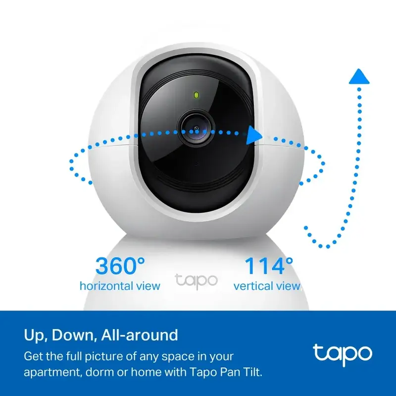 Панорамная домашняя WiFi камера Tapo C200C TP-LINK - фото - №2