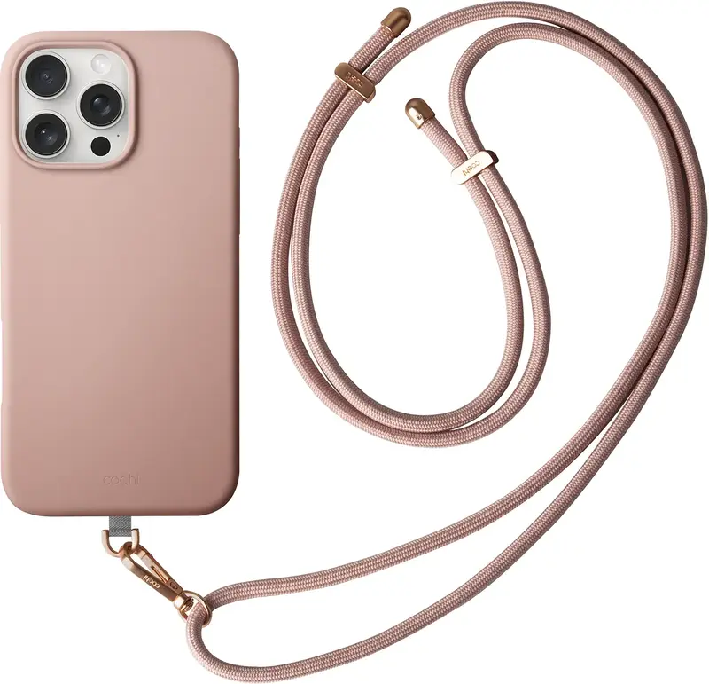 Чехол для Iphone 16 Pro UNIQ COEHL MAGNETIC CHARGING CRME - BALLET PINK (UNIQ-IP6.3P(2024)-CREMBPNK) - фото - №0