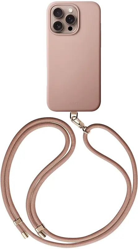 Чехол для Iphone 16 Pro UNIQ COEHL MAGNETIC CHARGING CRME - BALLET PINK (UNIQ-IP6.3P(2024)-CREMBPNK) - фото - №2