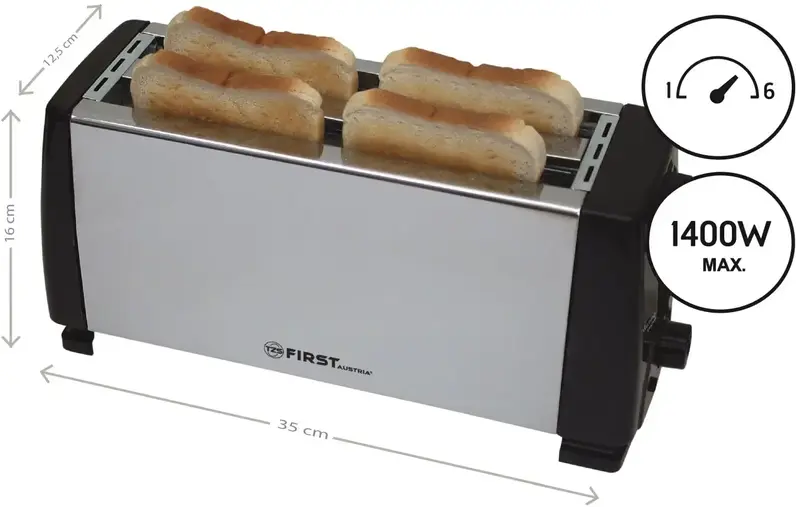 Тостер First Austria FA-5367-CH - фото - №2
