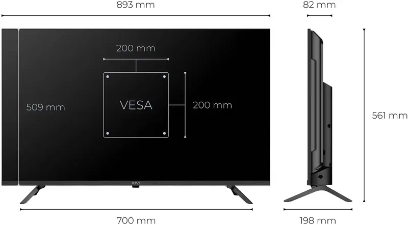 Телевізор Kivi 32H800KB - фото - №6