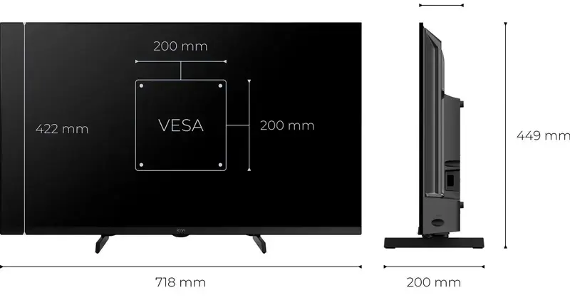 Телевизор Kivi 32H720QB - фото - №4