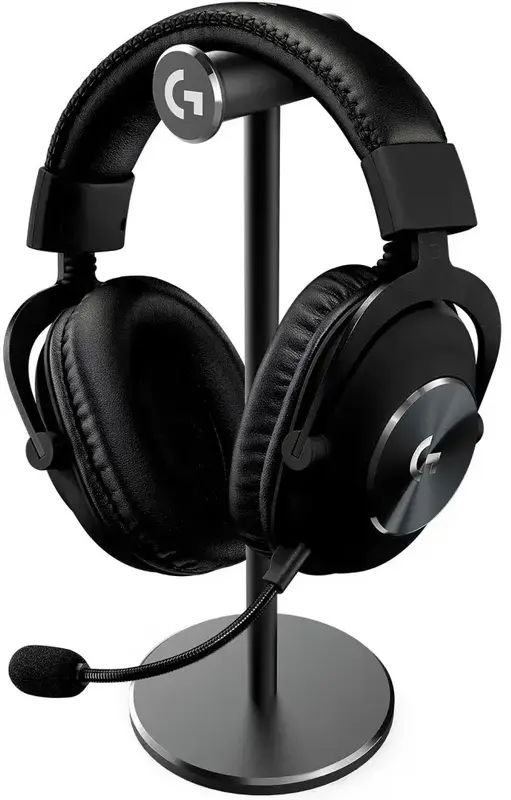 Ігрова гарнітура Logitech G Pro X USB black з підставкою для навушників - фото - №0