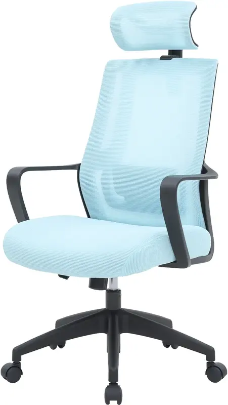 Кресло офисное Officepro Harmony OC310-B-BL-BL Black/Blue - фото - №1