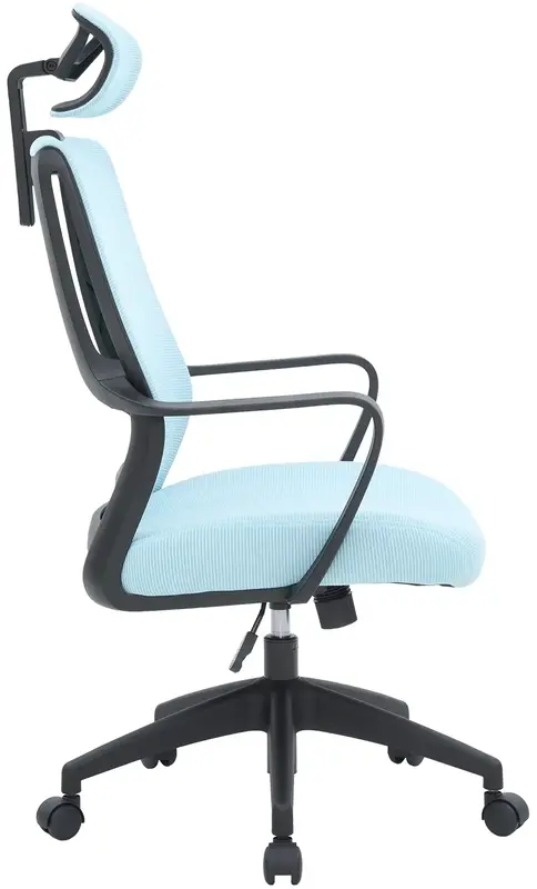 Кресло офисное Officepro Harmony OC310-B-BL-BL Black/Blue - фото - №4