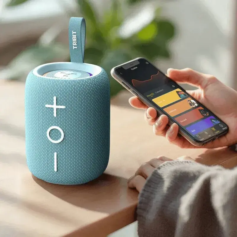 Портативна акустика Tribit StormBox Mini BTS33 Blue - фото - №4
