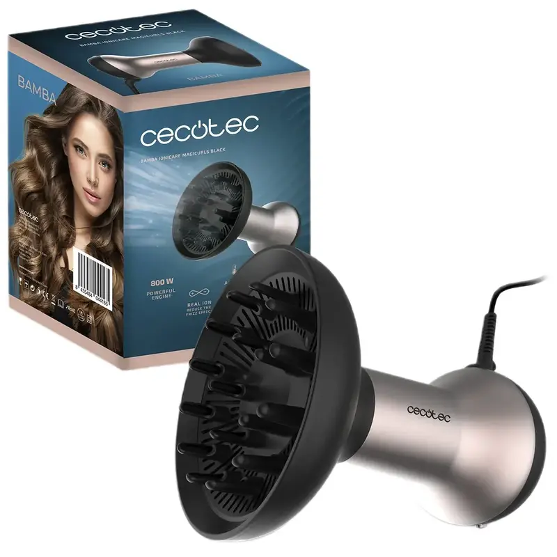 Фен CECOTEC Ionicare MagiCurls Black CCTC-04416 - фото - №0