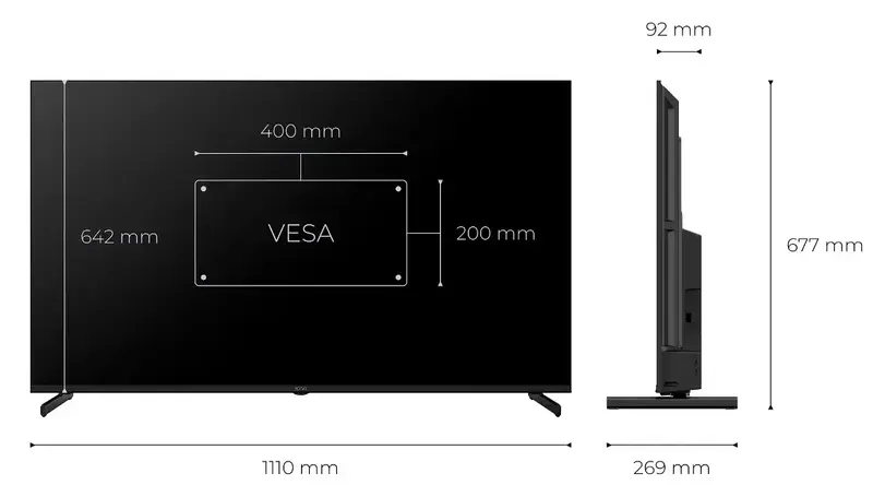 Телевізор Kivi 50U720QB - фото - №3