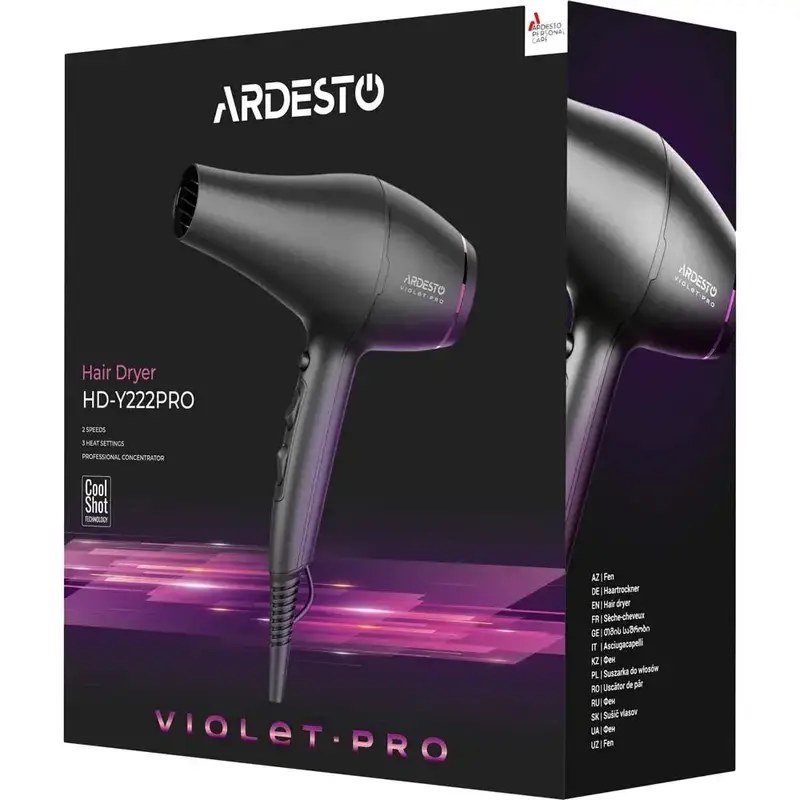 Фен ARDESTO HD-Y222PRO - фото - №5