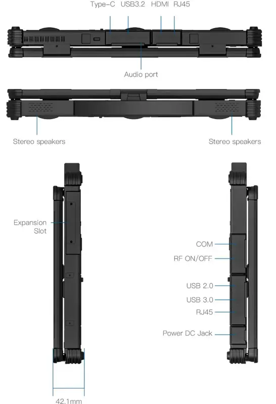 Ноутбук Vinga Scout X14A Black (X14A-1255321024BWP) - фото - №8