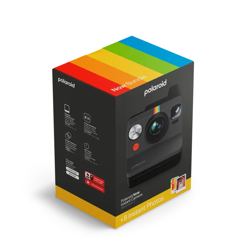 Фотоаппарат Polaroid Now Gen 3 Black + Color Film Bundle (8 photos) - фото - №10